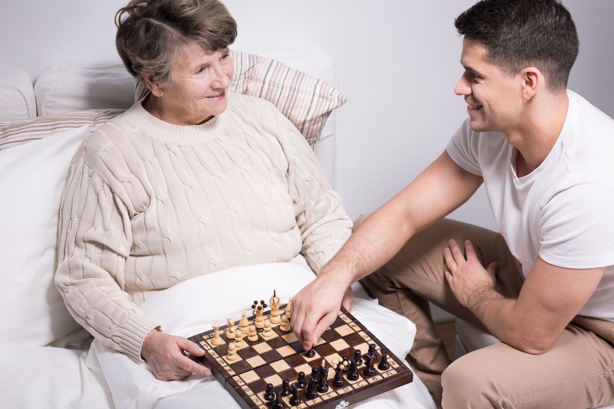 Taking time and visiting seniors can beat their winter blues.