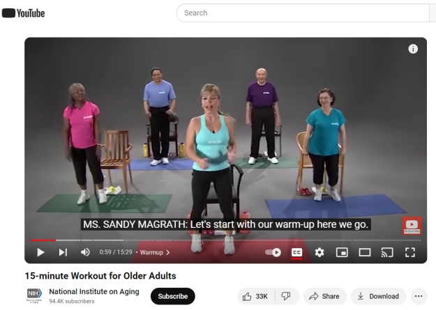 Add Exercise to the Elderly Treatment plan