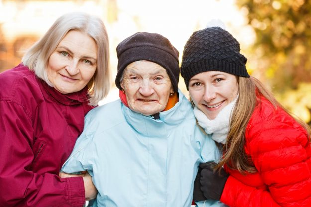 Elderly home care safety of seniors winter months