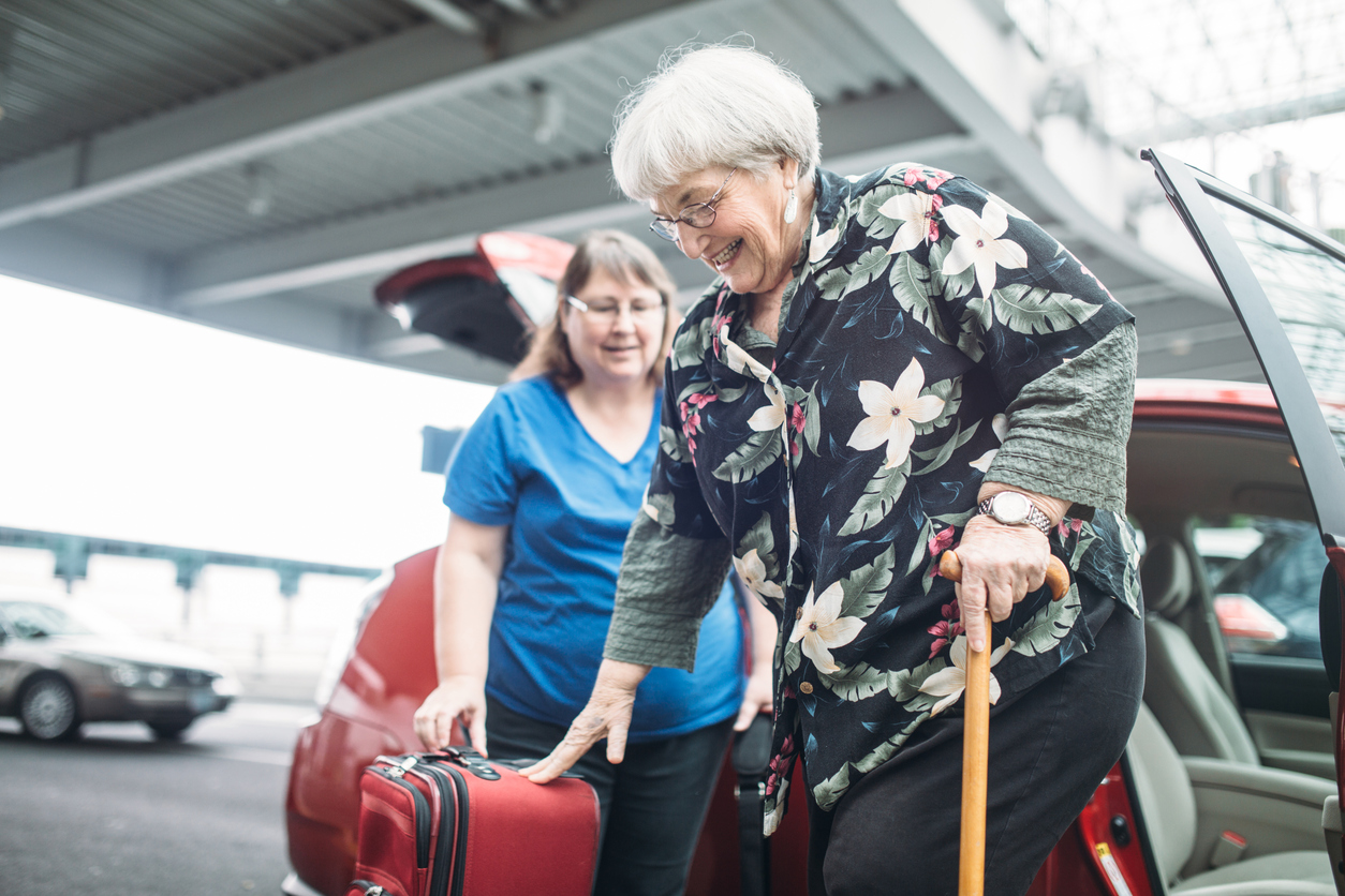 Airport Ride For Senior Woman safe senior travel
