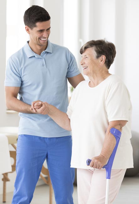 after joint replacement surgery caregiver