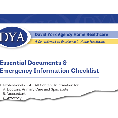 Essential Documents & Emergency Information Checklist
