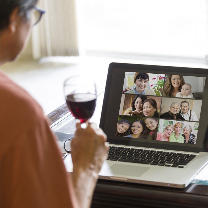 Seniors staying connected during COVID-19.