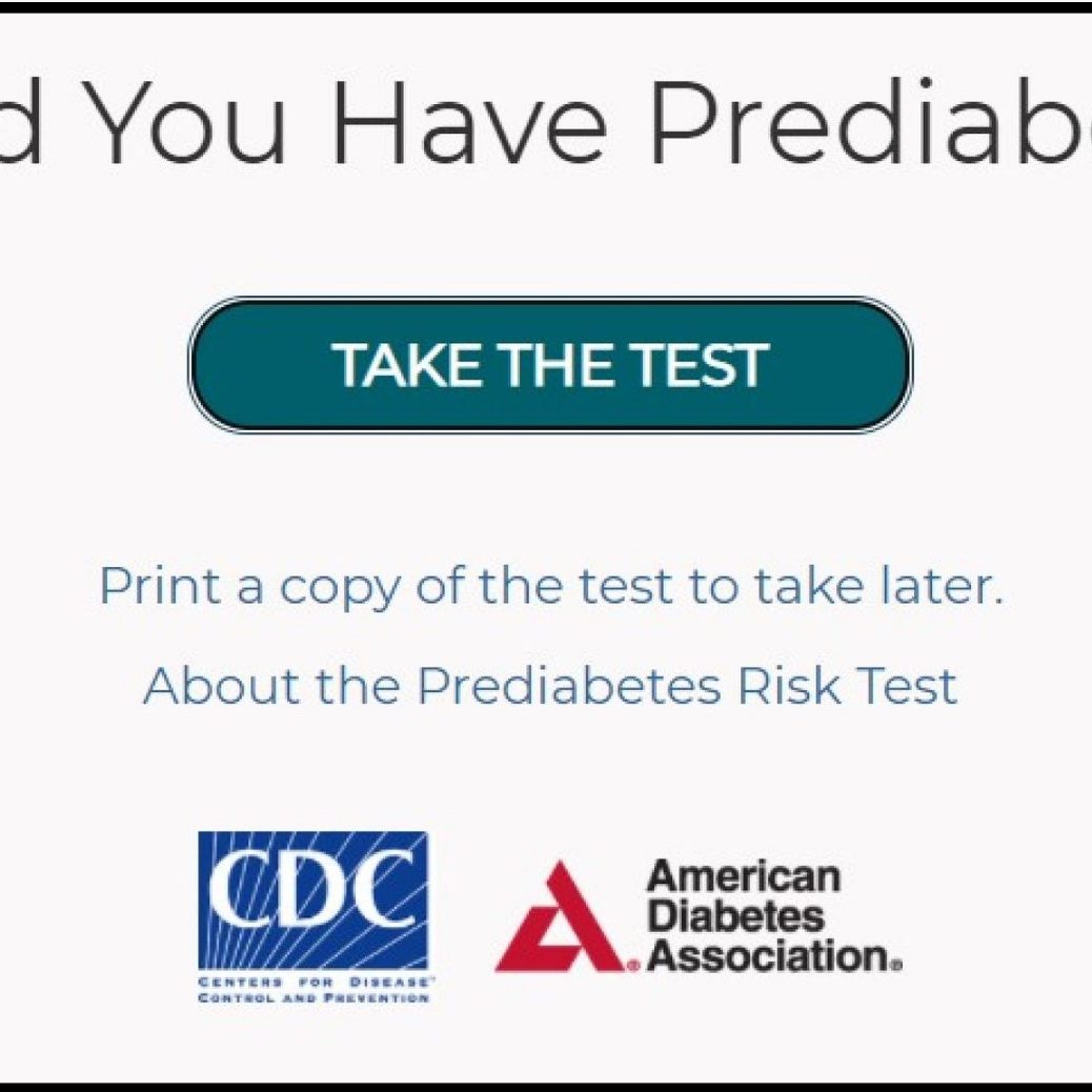 Diabetes risk test