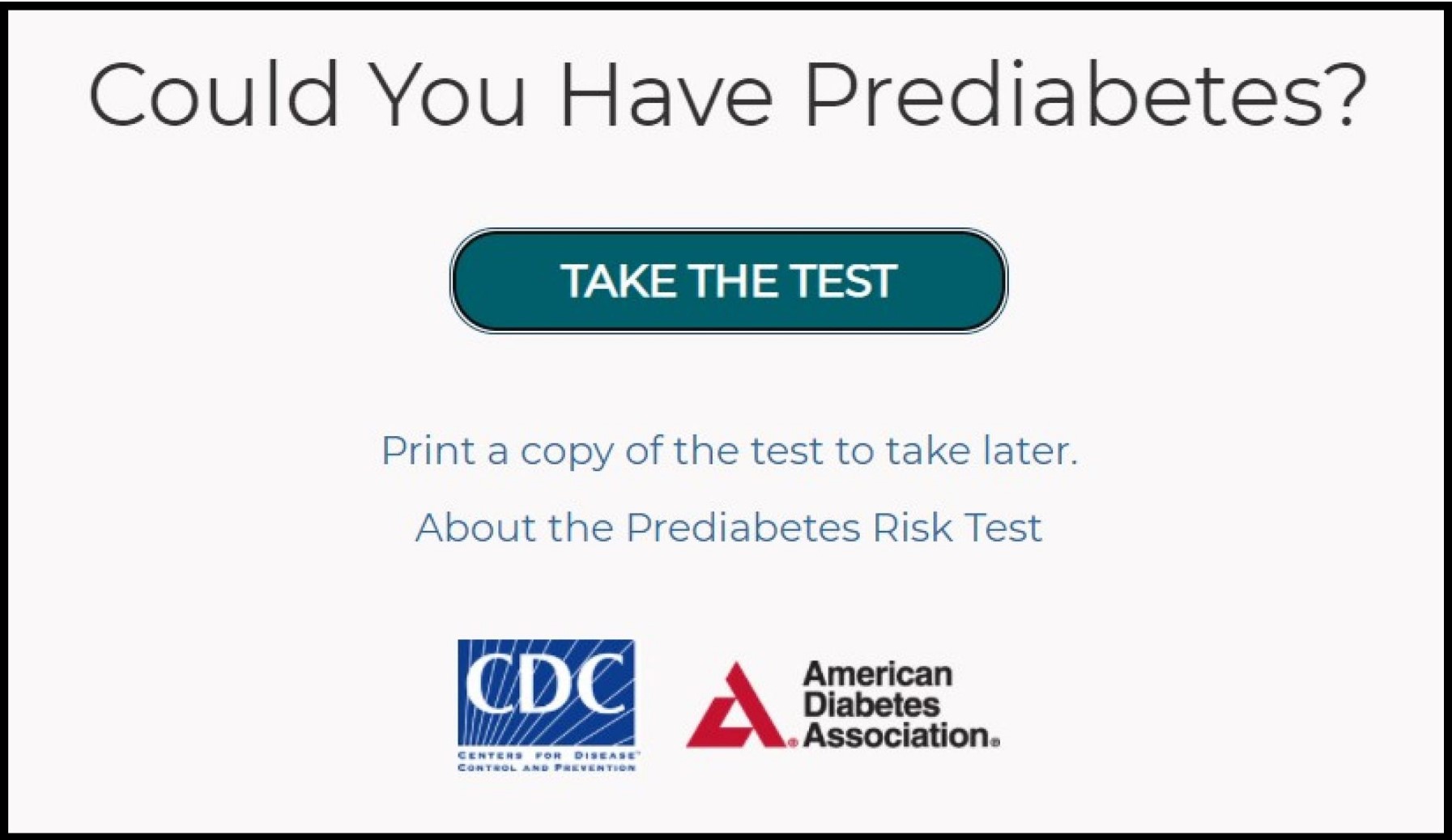 Diabetes Risk Test David York Agency