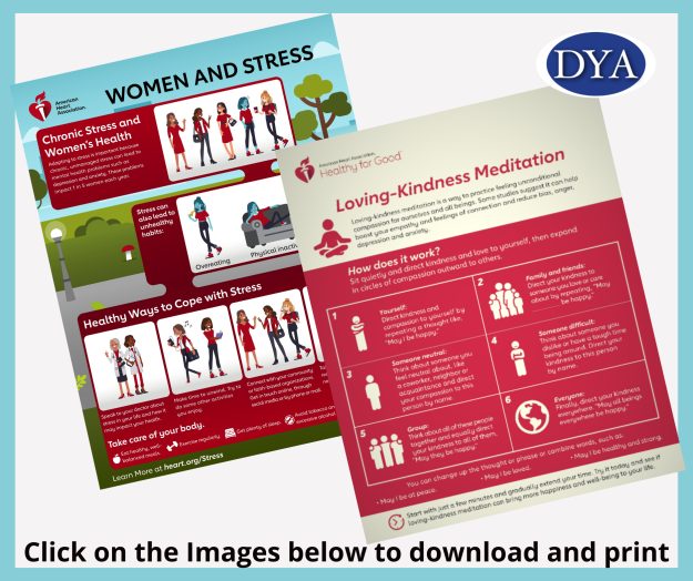 infographics from the American Heart Association on Women's Heart Disease