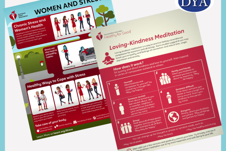 infographics from the American Heart Association on Women's Heart Disease