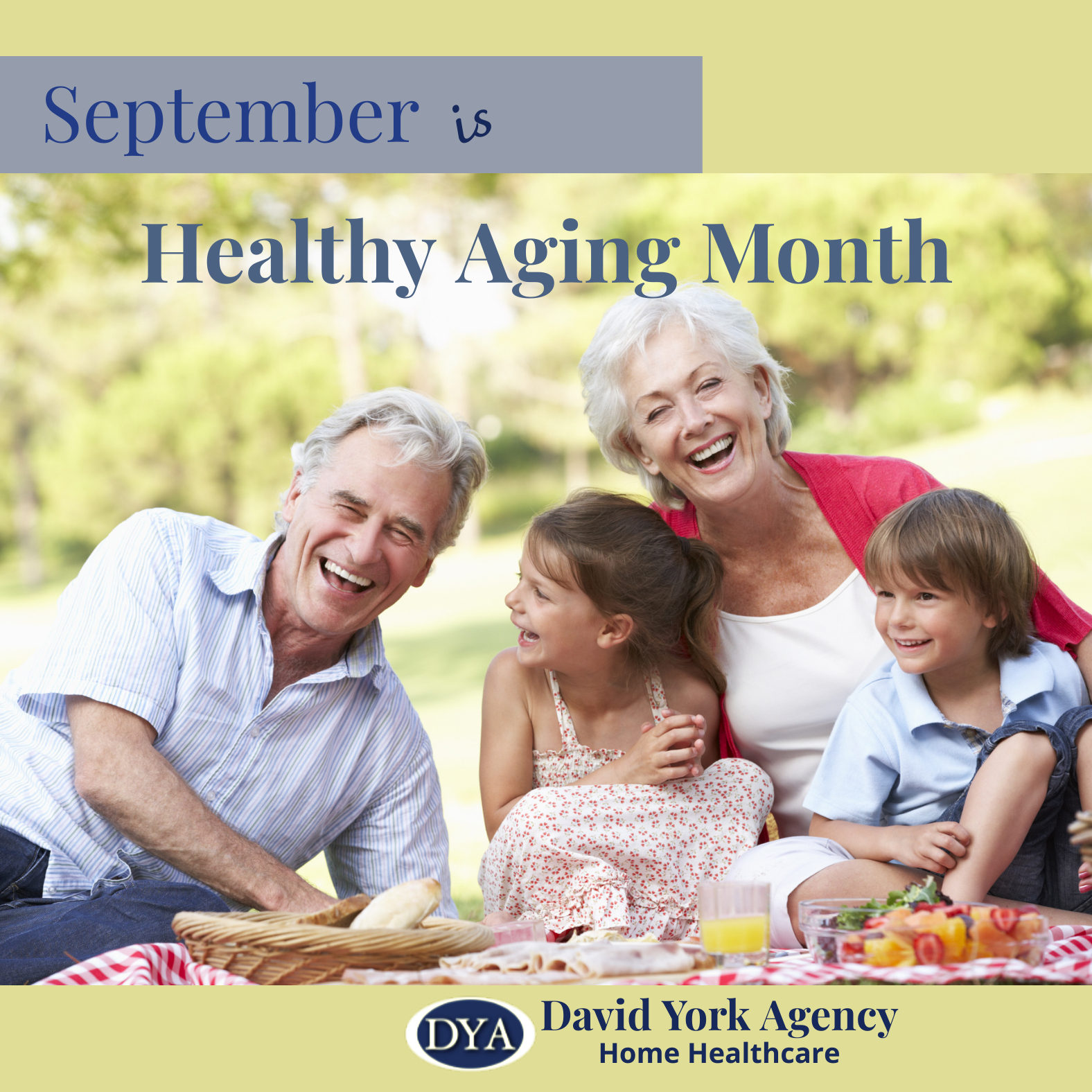 September is Healthy Aging Month to promote preventive care and healthy lifestyles.