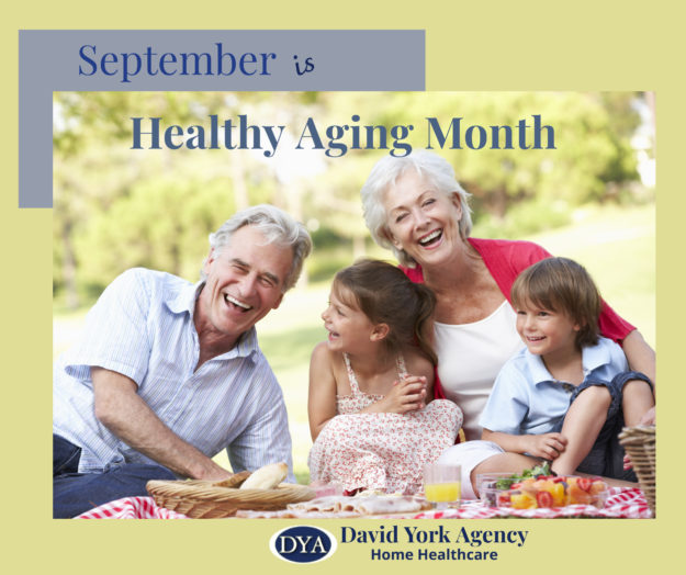 September is Healthy Aging Month to promote preventive care and healthy lifestyles.