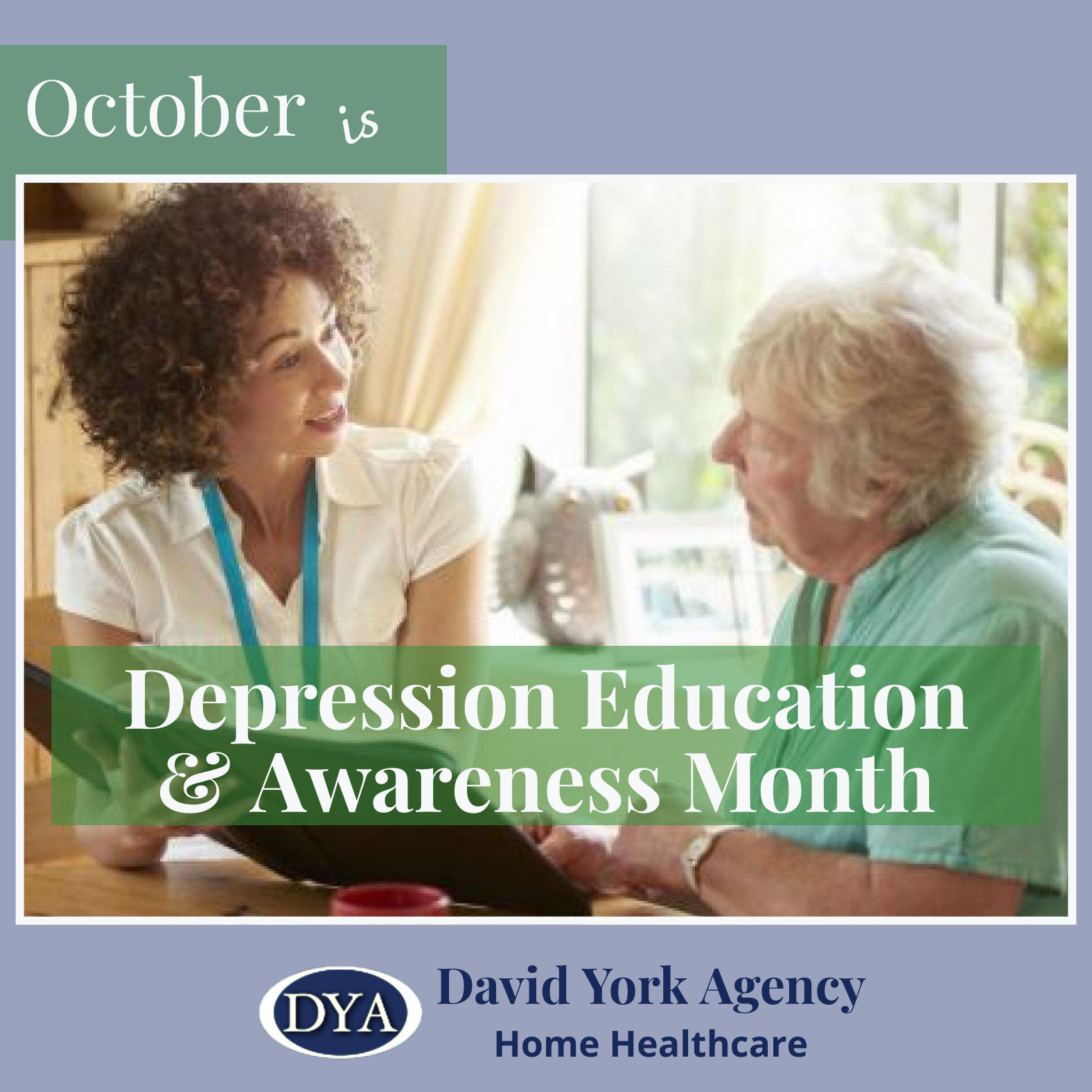 Depression Education and Awareness Month for Elderly Depression
