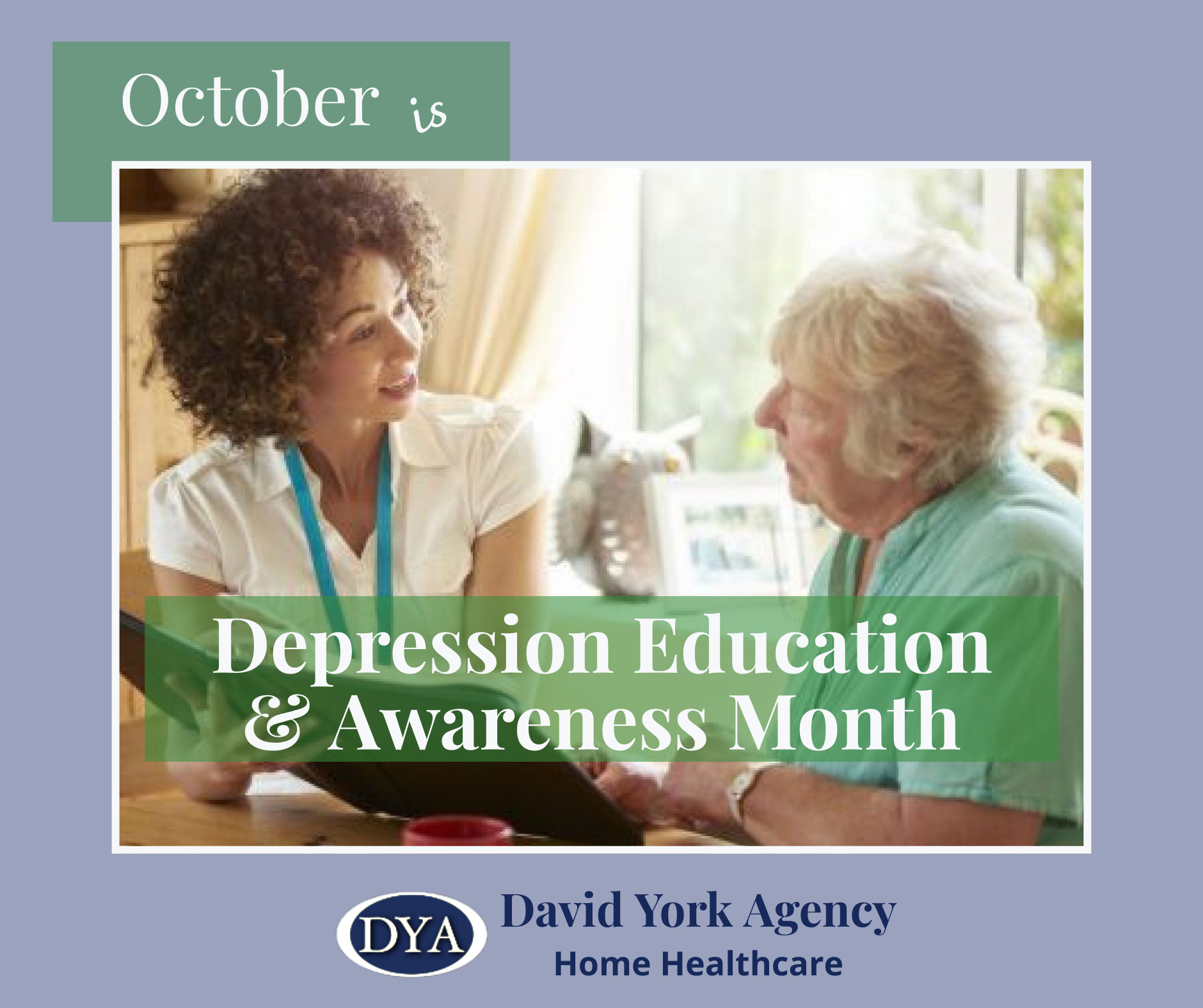 Depression Education and Awareness Month for Elderly Depression