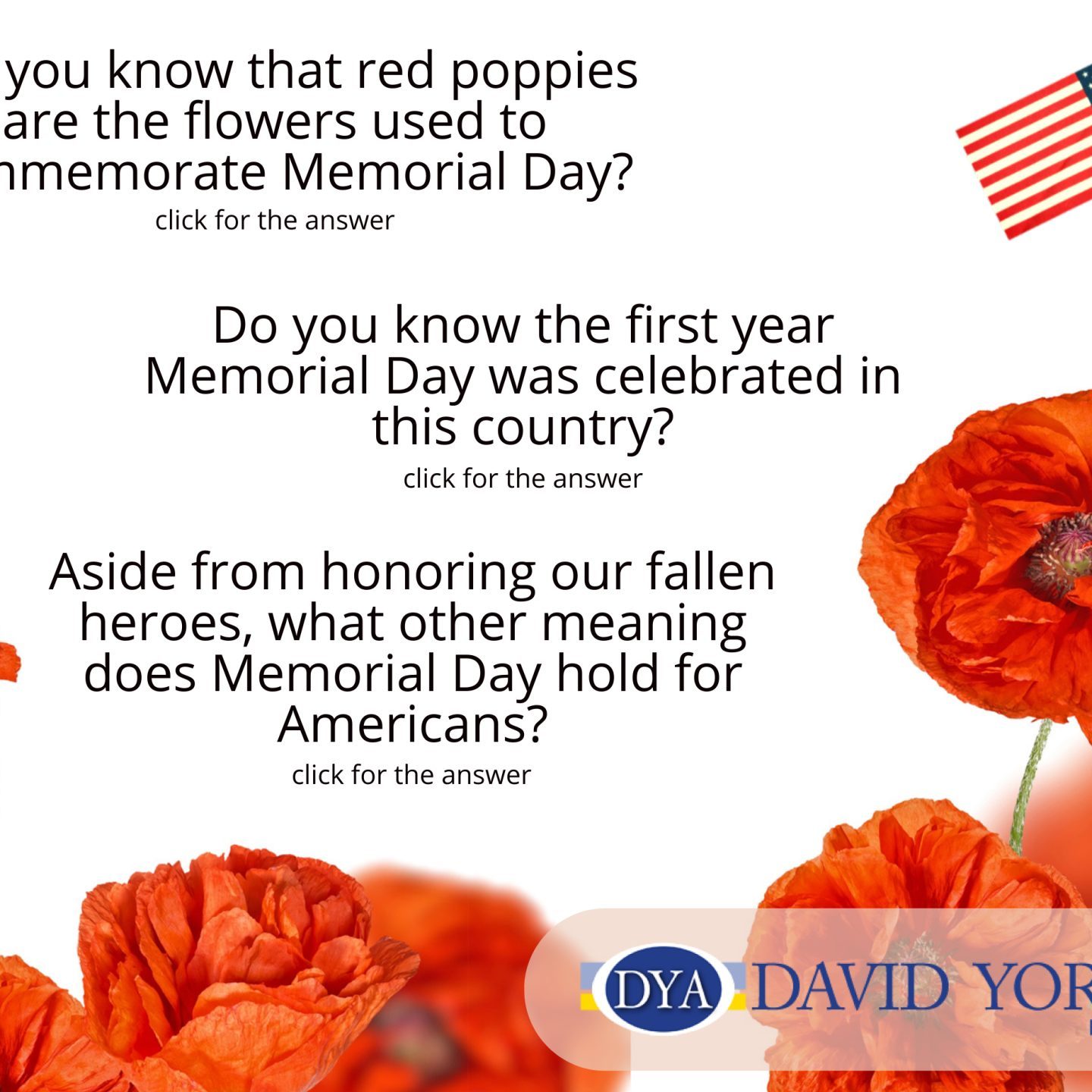 Memorial Day trivia