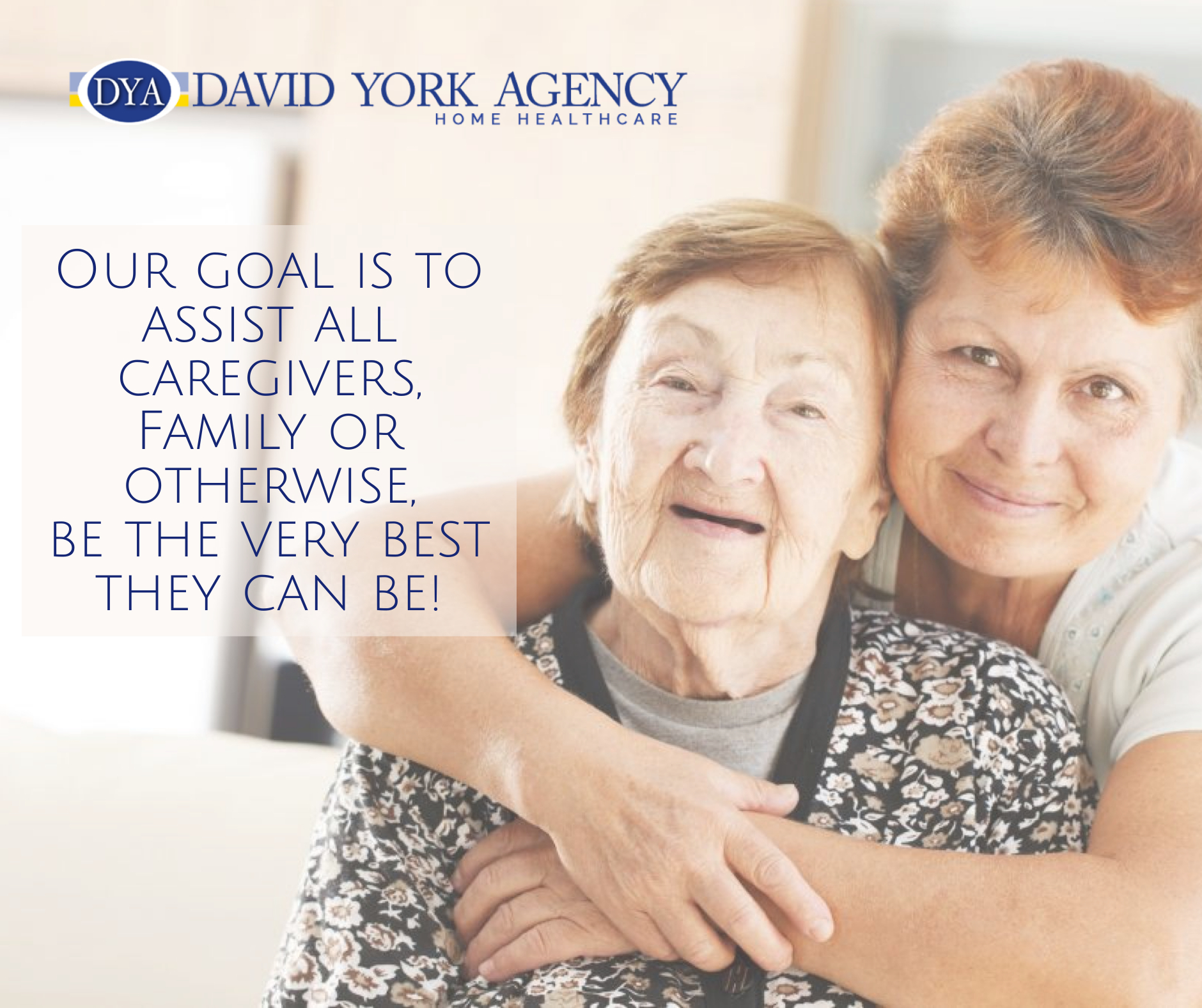 Caregiver Poster Family caregivers and home health aides