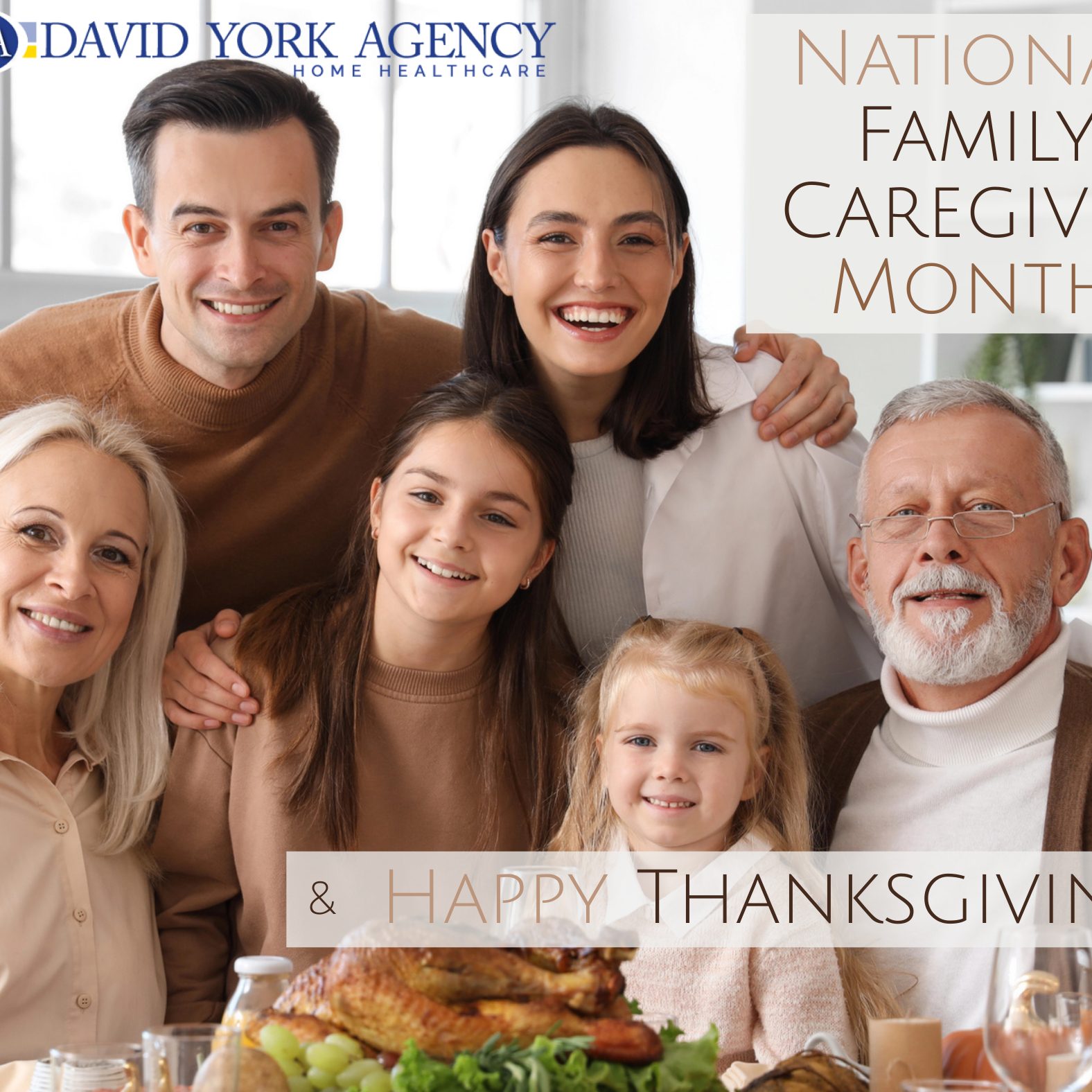 Thanksgiving. Family Caregiver Month Facebook Post 940×788 px National Family Caregiver Month and Thanksgiving